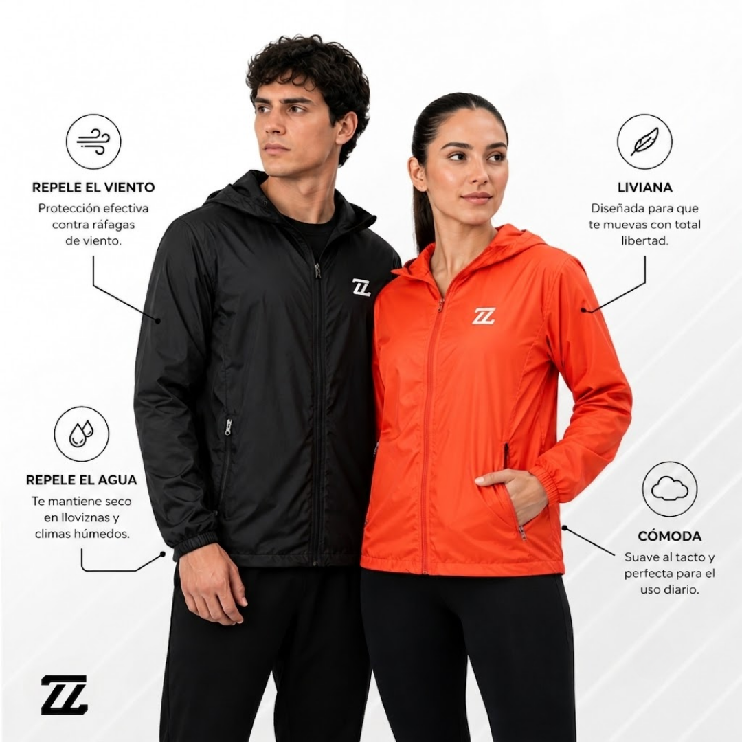 ZH Chaqueta rompeviento x2