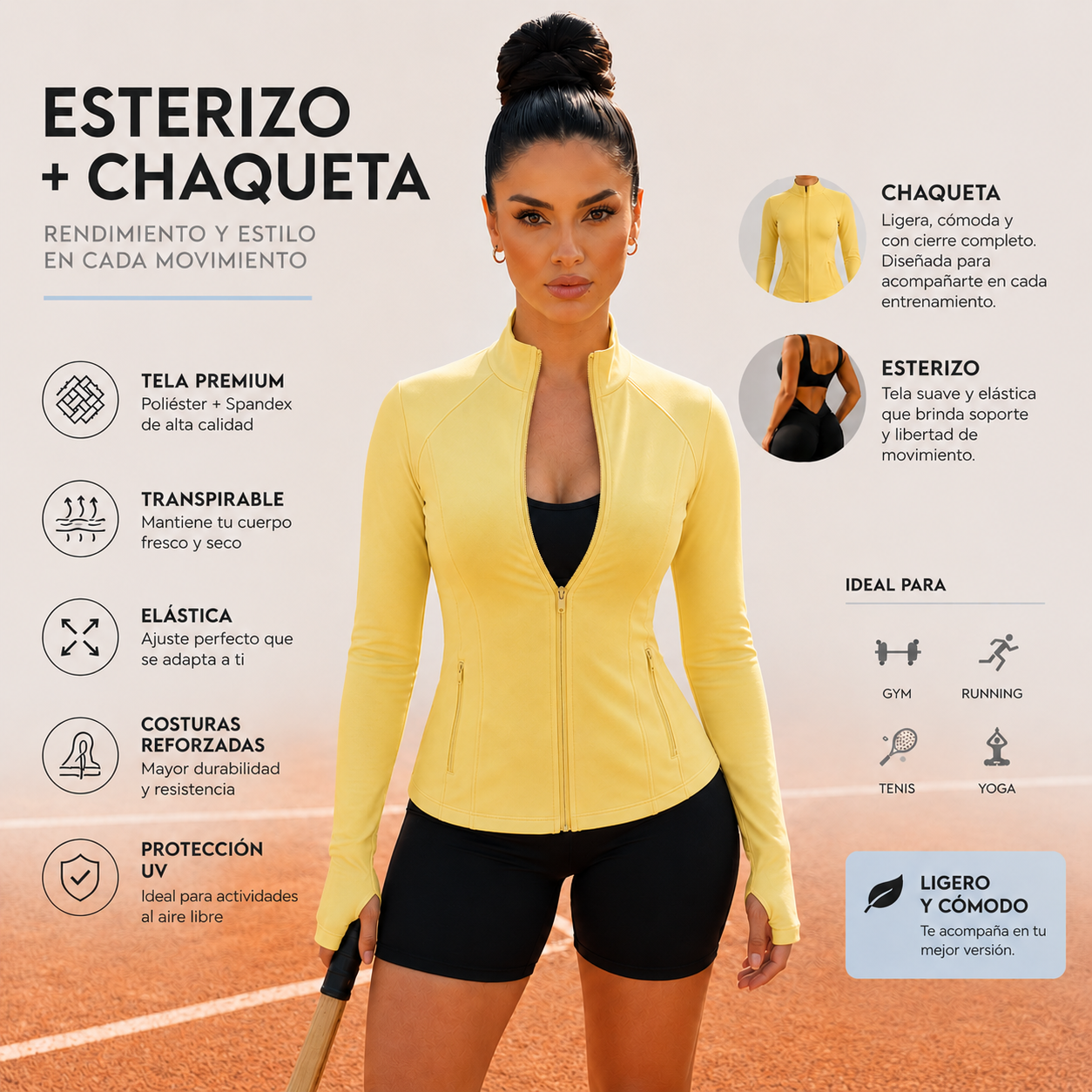 ENTERIZO+CHAQUETA